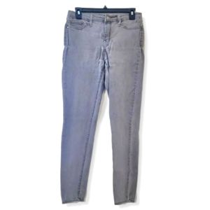SERRA Skinny Leg Mid Rise Gray Denim Jeans Size 10